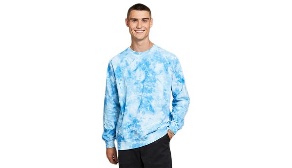 Dedicated Dedicated Sweatshirt Malmoe Tie Dye Blue
