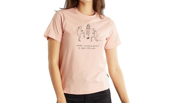 Dedicated Dedicated T-shirt Mysen A Man´s Feelings Pink