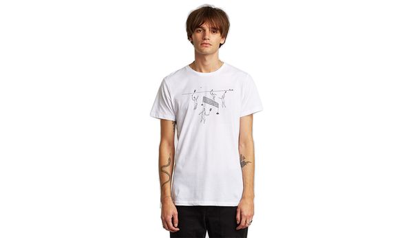 Dedicated Dedicated T-shirt Stockholm Badminton White