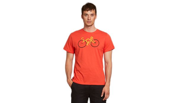 Dedicated Dedicated T-shirt Stockholm Cyclopath Pale Red