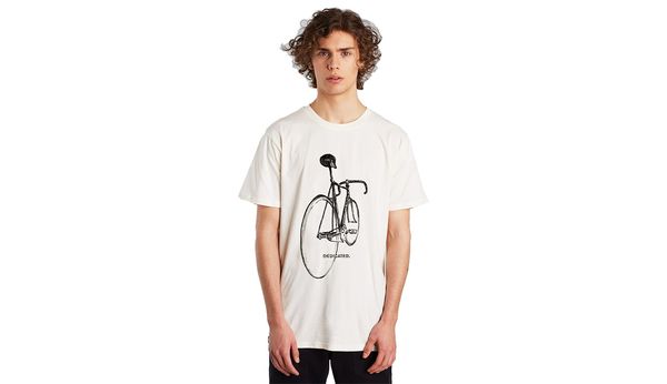 Dedicated Dedicated T-shirt Stockholm Pencil Bike Off-White