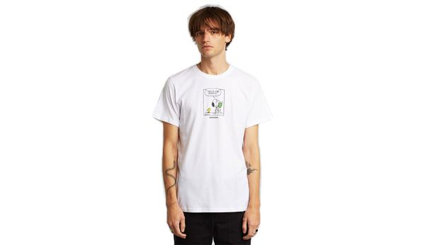 Dedicated Dedicated T-shirt Stockholm Snoopy Stupidity White