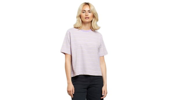 Dedicated Dedicated T-shirt Vadstena Rose Purple/Vanilla White