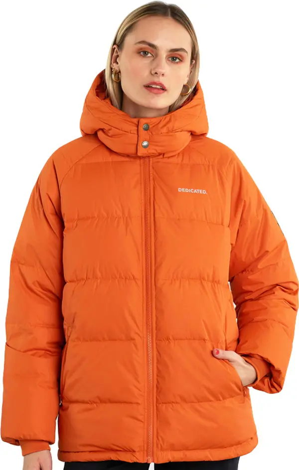 Dedicated Dedicated Puffer Jacket Boden Orange Жени - Якета Dedicated - Оранжев - 18969-M - Size: M