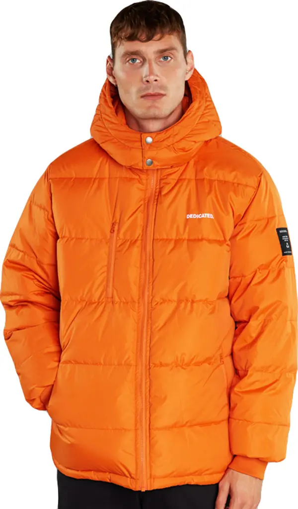 Dedicated Dedicated Puffer Jacket Dundret Orange Мъже - Якета Dedicated - Оранжев - 18971-M - Size: M