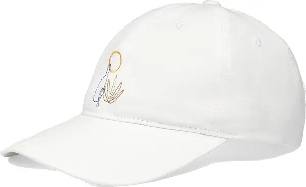 Dedicated Dedicated Soft Cap Slussen Vacation Off-White Unisex - Чапки Dedicated - Бял - 21709-One-size - Size: One size