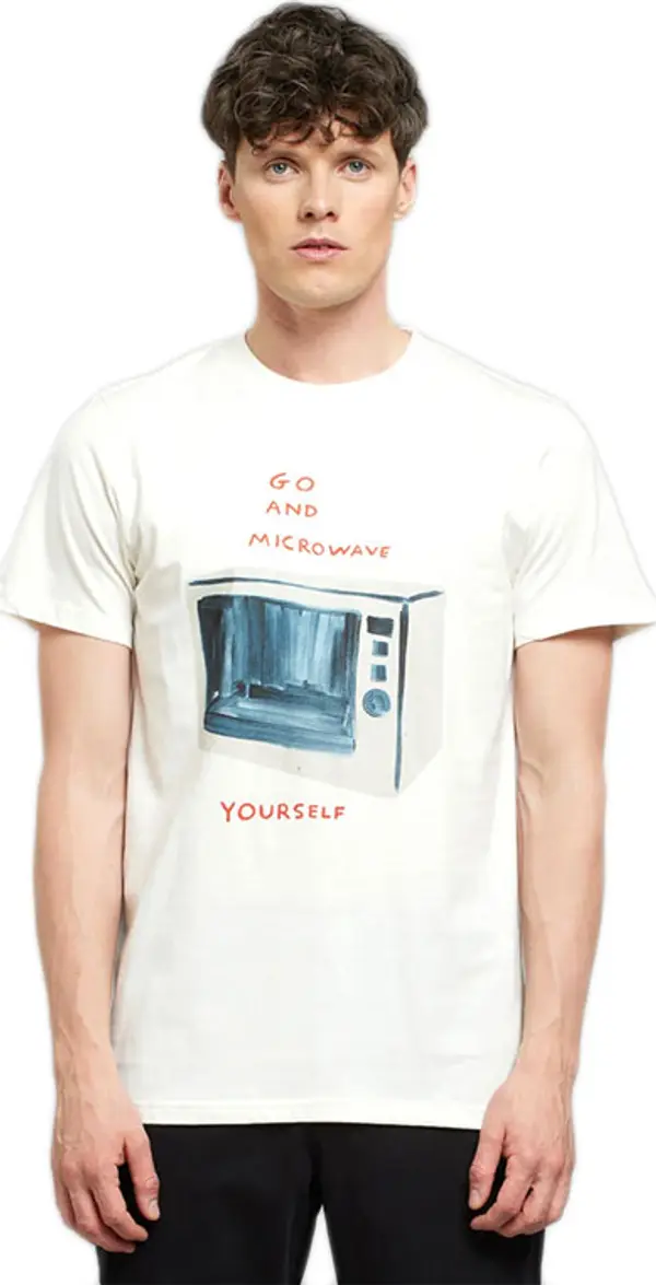 Dedicated Dedicated Stockholm Shrigley Microwave Off White Мъже - Тениски Dedicated - Бял - 21052-L - Size: L