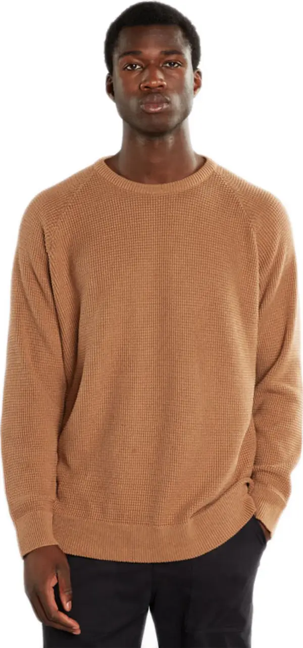 Dedicated Dedicated Sweather Karlskrona Transfer Tiger Brown Мъже - Суитшърти и блузи с качулка Dedicated - Кафяв - 20008-L - Size: L