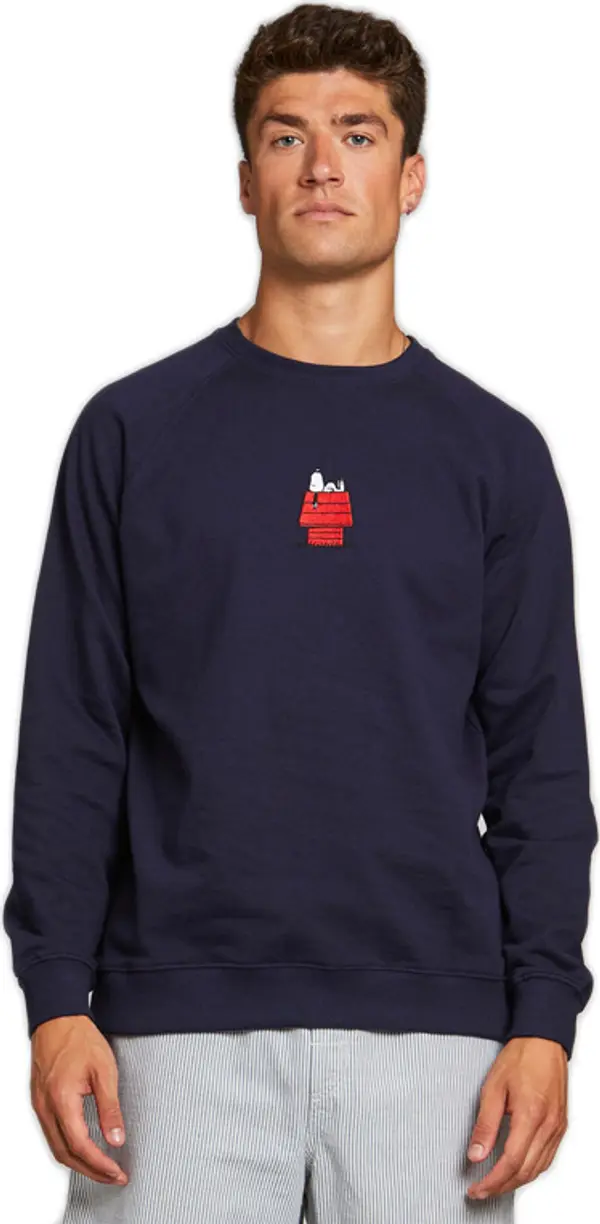 Dedicated Dedicated Sweatshirt Malmoe Doghouse Navy Мъже - Тениски Dedicated - Син - 18178-S - Size: S