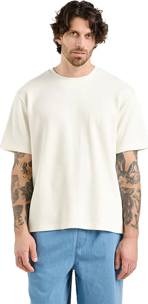 Dedicated Dedicated T-shirt Danviken Waffle Off-White Мъже - Тениски Dedicated - Бял - 22765-XL - Size: XL