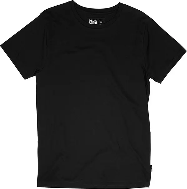 Dedicated Dedicated T-shirt Stockholm Base Black Мъже - Тениски Dedicated - Черен - 16280-S - Size: S