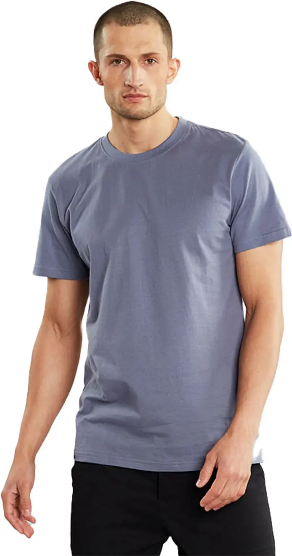 Dedicated Dedicated T-shirt Stockholm Base Stone Blue Мъже - Тениски Dedicated - Син - 20375-S - Size: S
