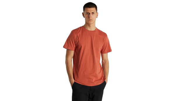 Dedicated Dedicated T-shirt Stockholm Base Terracotta Red