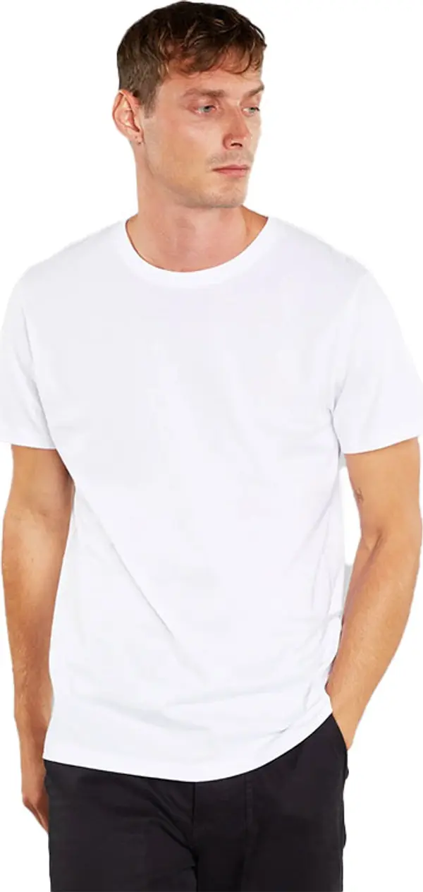 Dedicated Dedicated T-shirt Stockholm Base White Мъже - Тениски Dedicated - Бял - 16281-S - Size: S