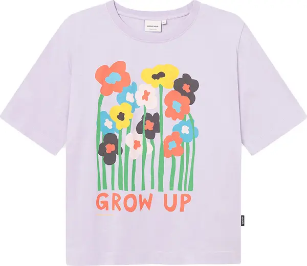 Dedicated Dedicated T-shirt Vadstena Grow Up Thistle Purple Жени - Тениски Dedicated - Лилав - 22839-M - Size: M