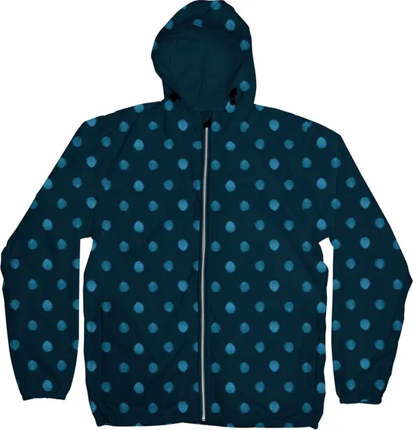 Dedicated Dedicated Windbreaker Dots Navy Мъже - Якета Dedicated - Син - 16220-M - Size: M