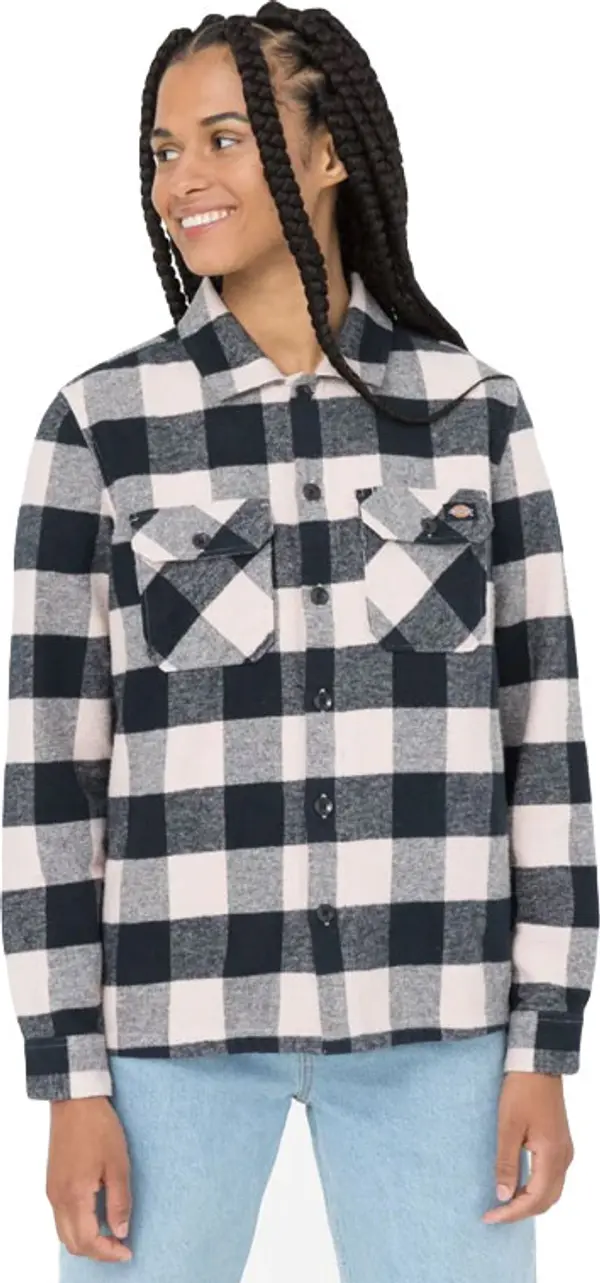 Dickies Dickies Sacramento Shirt Wmn Light Pink Жени - Риза Dickies - Розов - DK0A4XI2C50-L - Size: L