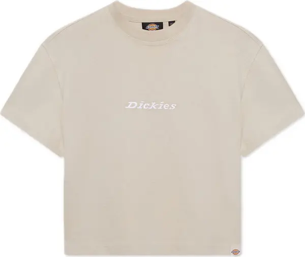 Dickies Dickies S/S Loretto W Tee Cement Жени - Тениски Dickies - Светло кафяв - DK0A4XBAC39-L - Size: L
