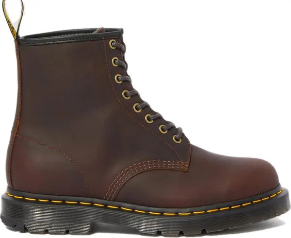 Dr. Martens Dr. Martens 1460 Winter Grip Leather Ankle Boots Мъже - Обувки Dr. Martens - Бордо - DM24038247-3 - Size: 3