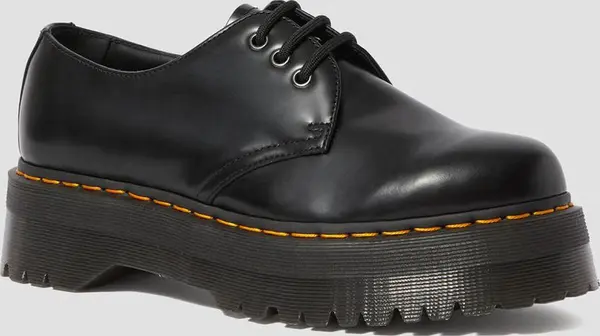 Dr. Martens Dr. Martens 1461 Quad Platform Leather Unisex - Обувки Dr. Martens - Черен - DM25567001-5 - Size: 5