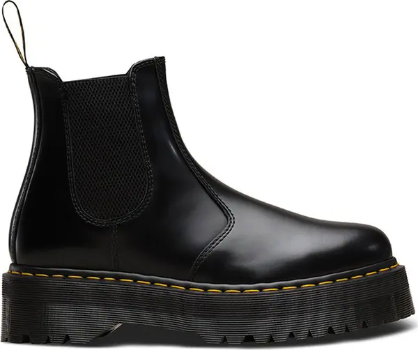 Dr. Martens Dr. Martens 2976 Polished Smooth Platform chelsea boots Unisex - Обувки Dr. Martens - Черен - DM24687001-6 - Size: 6