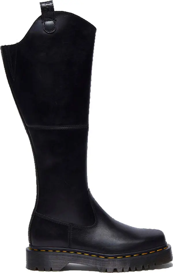 Dr. Martens Dr. Martens Amaayah Knee High Leather Boots Жени - Обувки Dr. Martens - Черен - DM31947001-8 - Size: 8