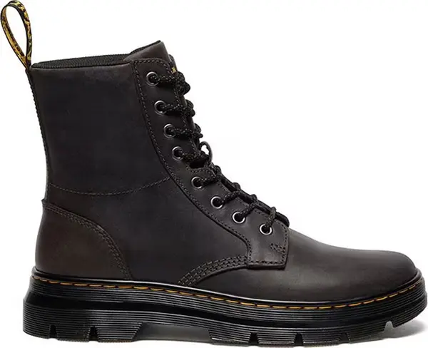 Dr. Martens Dr. Martens Combs Leather Unisex - Обувки Dr. Martens - Черен - DM40603020-7 - Size: 7
