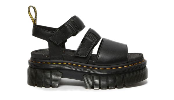 Dr. Martens Dr. Martens Ricki Nappa Lux Leather3-Strap Platform Sandals