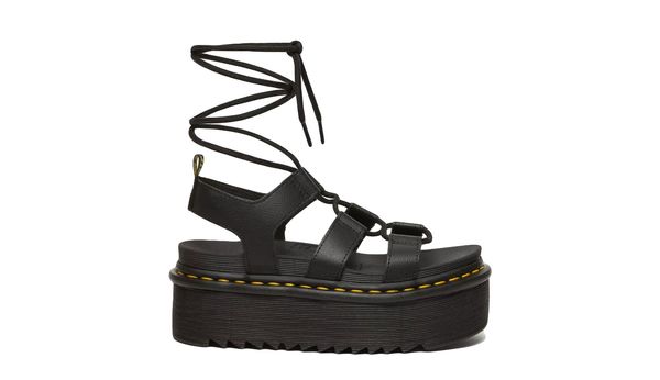 Dr. Martens Dr. Martens Nartilla Leather Gladiator Platform Sandlas