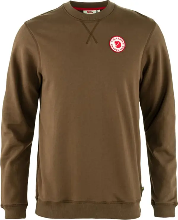 Fjällräven Fjällräven 1960 Logo Badge Sweater M Мъже - Суитшърти и блузи с качулка Fjällräven - Кафяв - F87163-299-M - Size: M