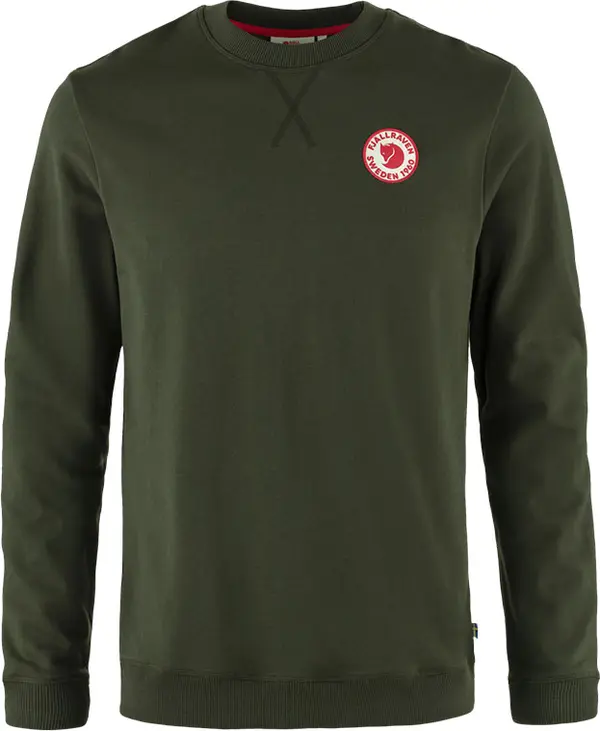 Fjällräven Fjällräven 1960 Logo Badge Sweater M Мъже - Суитшърти и блузи с качулка Fjällräven - Зелен - F87163-662-XL - Size: XL