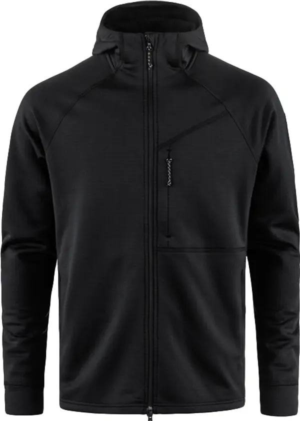 Fjällräven Fjällräven Abisko Grid Fleece Hoodie M Мъже - Суитшърти и блузи с качулка Fjällräven - Черен - F12600228-550-S - Size: S