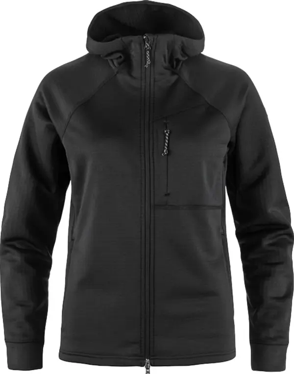 Fjällräven Fjällräven Abisko Grid Fleece Hoodie W Жени - Суитшърти и блузи с качулка Fjällräven - Черен - F14600184-550-L - Size: L