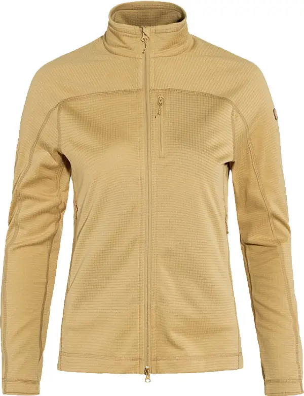 Fjällräven Fjällräven Abisko Lite Fleese Jacket W Жени - Суитшърти и блузи с качулка Fjällräven - Светло кафяв - F87142-196-L - Size: L