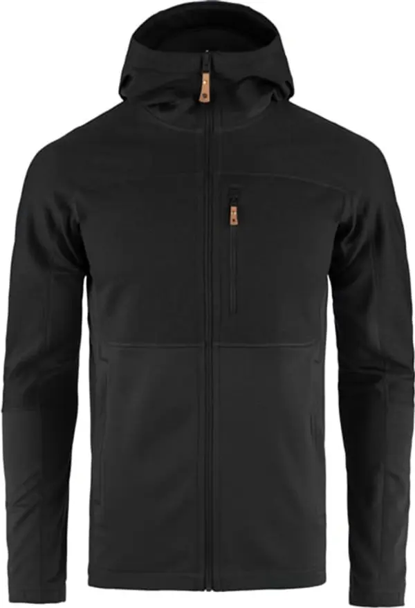 Fjällräven Fjällräven Abisko Trail Fleece M Мъже - Суитшърти и блузи с качулка Fjällräven - Черен - F82257-550-S - Size: S