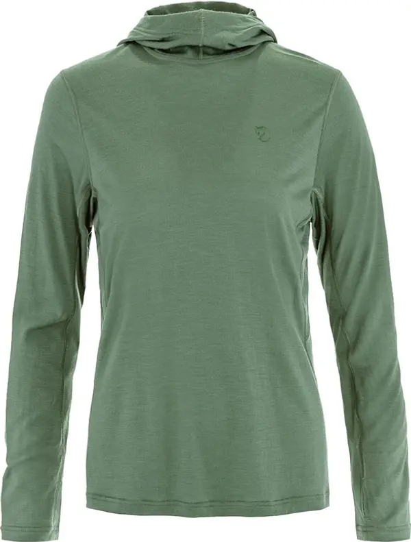 Fjällräven Fjällräven Abisko Wool Hoodie W Жени - Суитшърти и блузи с качулка Fjällräven - Зелен - F14600265-614-L - Size: L