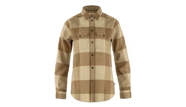 Fjällräven Fjällräven Canada Shirt LS W Brown-Light Beige