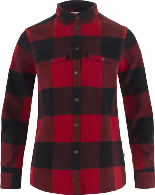 Fjällräven Fjällräven Canada Shirt W Red Жени - Риза Fjällräven - Червен - F90835-320-M - Size: M