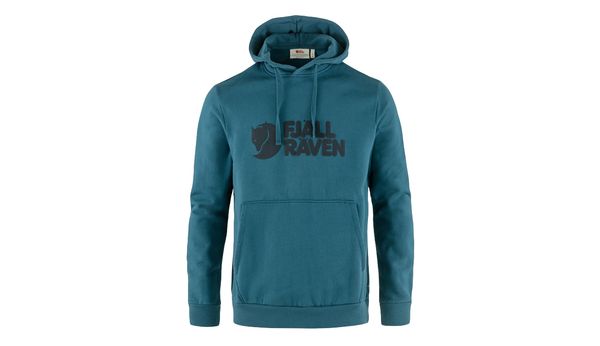 Fjällräven Fjällräven Logo Hoodie M Deep Sea