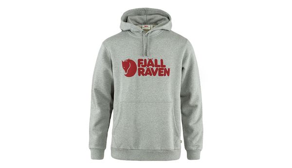 Fjällräven Fjällräven Logo Hoodie M Grey-Melange