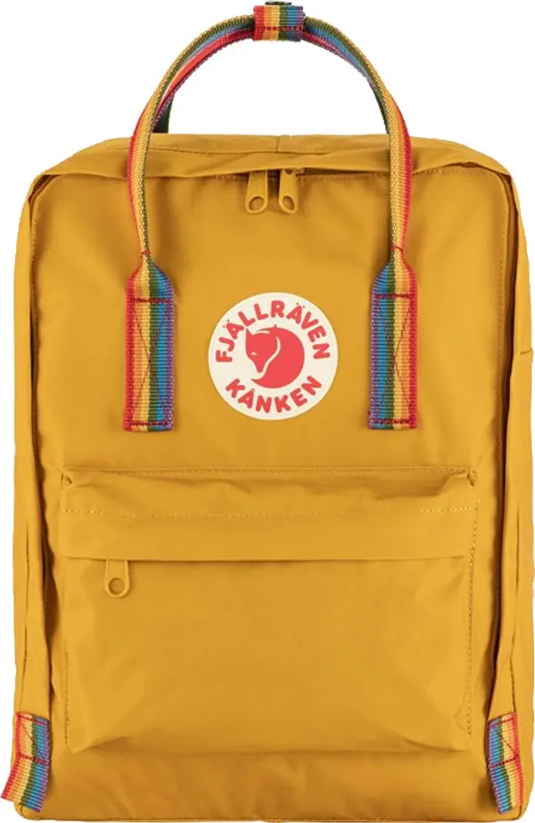 Fjällräven Fjällräven Kånken Rainbow Ochre-Rainbow Pattern Unisex - Раници и чанти Fjällräven - Жълт - F23620-160-907-One-size - Size: One size