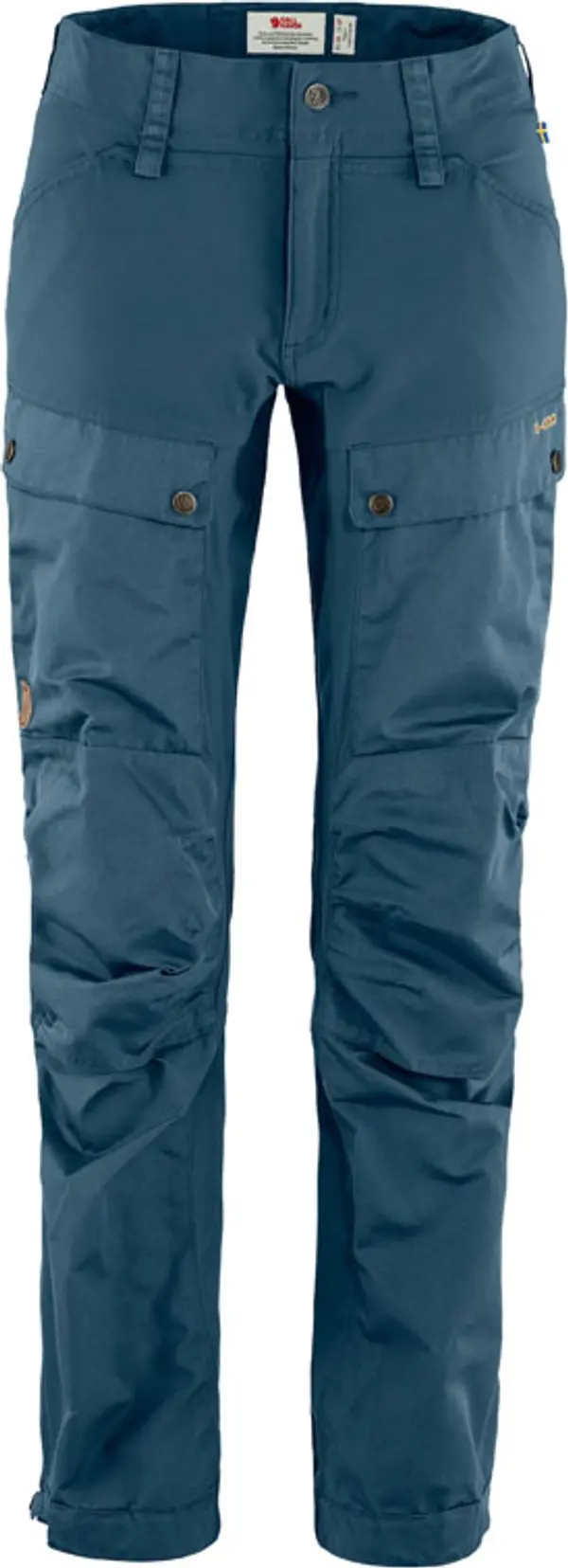 Fjällräven Fjällräven Keb Trousers Curved W Short Жени - Панталони Fjällräven - Син - F89852S-534-34 - Size: 34