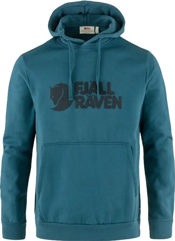 Fjällräven Fjällräven Logo Hoodie M Deep Sea Мъже - Суитшърти и блузи с качулка Fjällräven - Син - F84144-574-S - Size: S