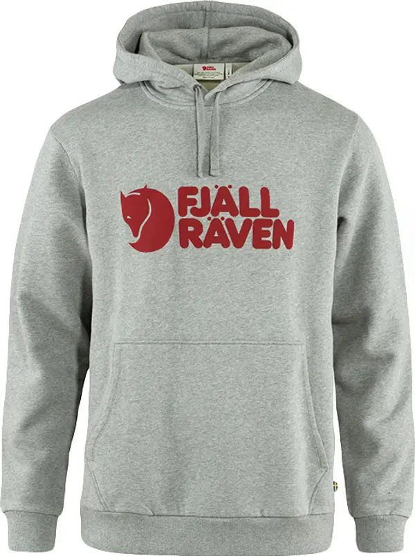 Fjällräven Fjällräven Logo Hoodie M Grey-Melange Мъже - Суитшърти и блузи с качулка Fjällräven - Сив - F84144-020-999-S - Size: S