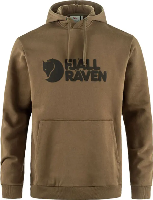 Fjällräven Fjällräven Logo Hoodie M Wood Brown Мъже - Суитшърти и блузи с качулка Fjällräven - Кафяв - F84144-265-S - Size: S