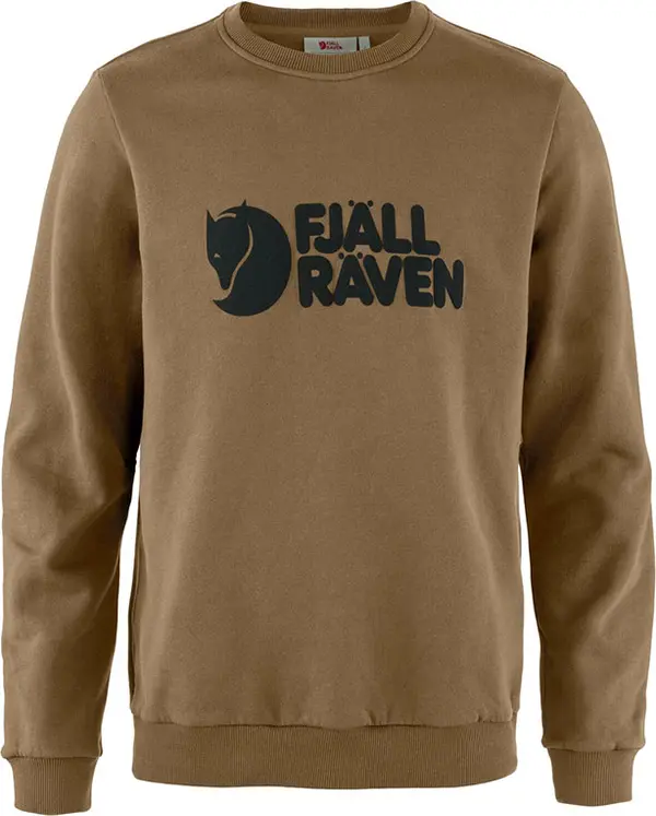 Fjällräven Fjällräven Logo Sweater M Мъже - Суитшърти и блузи с качулка Fjällräven - Кафяв - F84142-265-S - Size: S