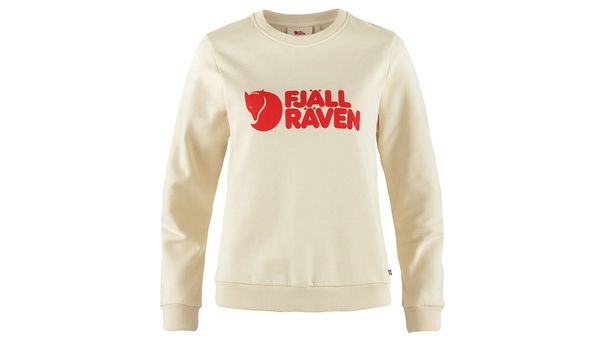 Fjällräven Fjällräven Logo Sweater W Chalk White-Flame