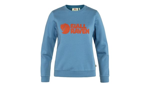 Fjällräven Fjällräven Logo Sweater W Dawn Blue - Terracotta Brown