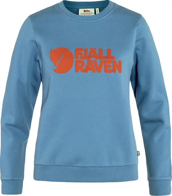 Fjällräven Fjällräven Logo Sweater W Dawn Blue - Terracotta Brown Жени - Суитшърти и блузи с качулка Fjällräven - Син - F84143-543-243-L - Size: L