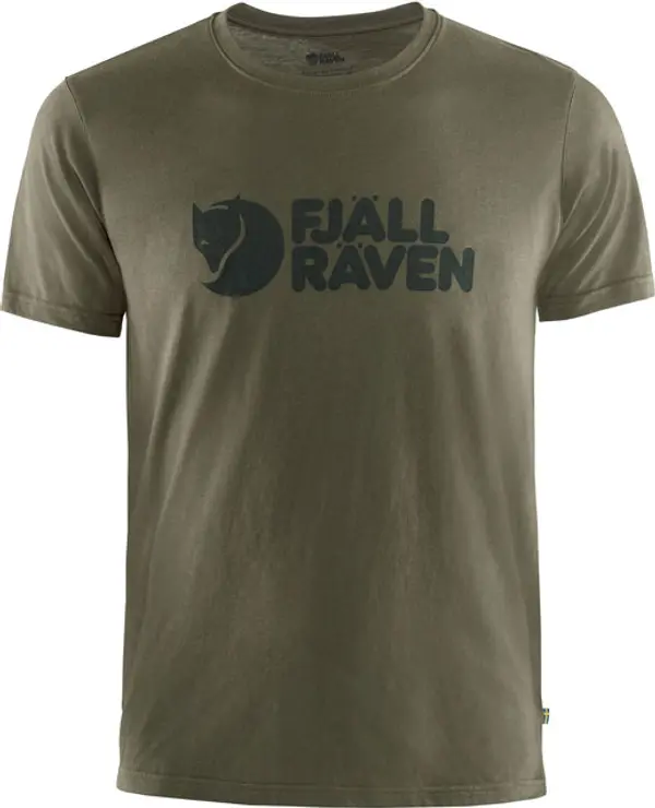 Fjällräven Fjällräven Logo T-Shirt M Мъже - Тениски Fjällräven - Зелен - F87310-633-M - Size: M
